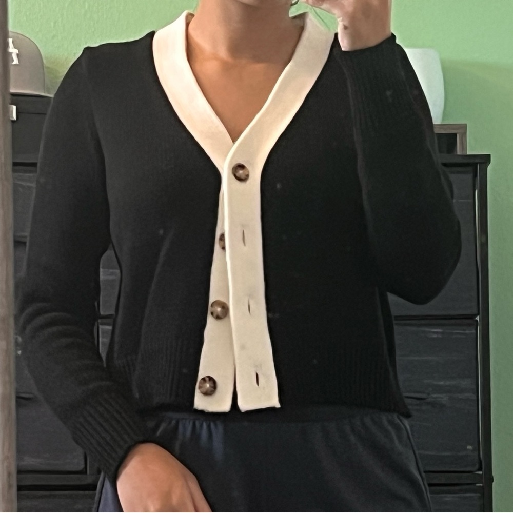 Black and White Cardigan. Size Small from Philosophy.